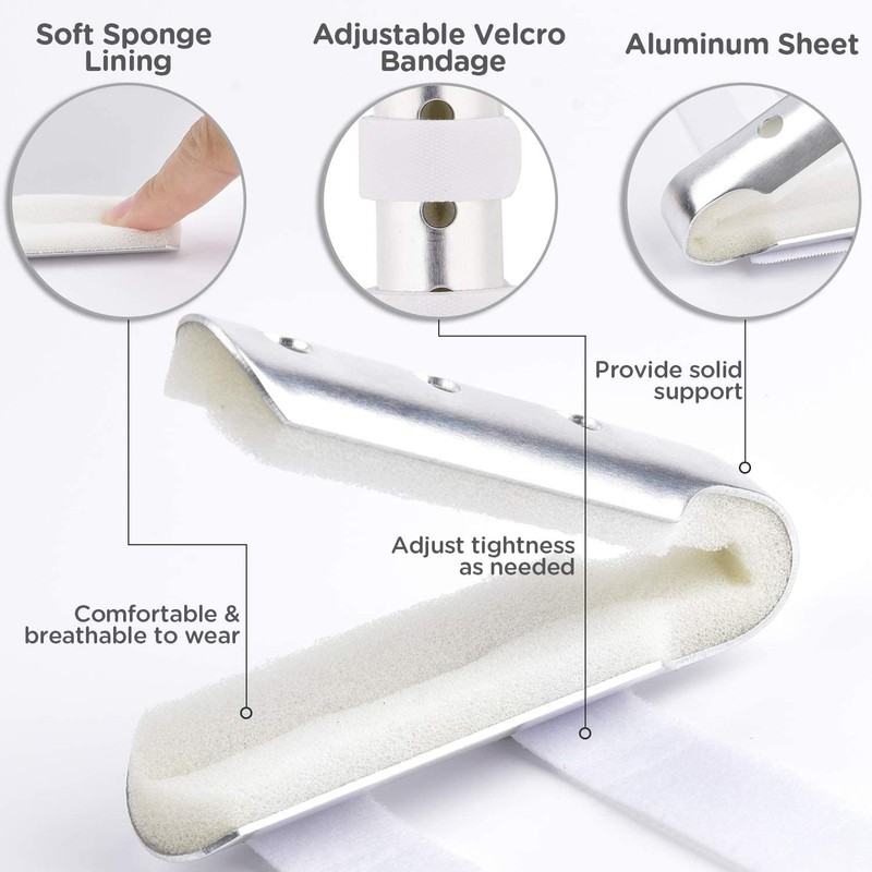 Sopito Finger Splint, 7PCS Finger Support Brace Finger Stabilizer for