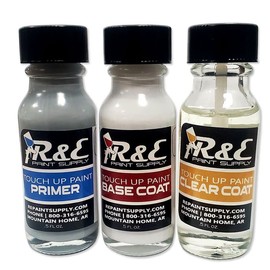 R&E Paint Supply Compatible with Chrysler PW7, GW7, Bright White Automotive Paint, Touch-Up Kit