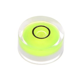 sourcing map Round Bubble Level 18x9mm Mini Circular Bullseye Spirit Levels for Leveling Camera Tripod Telescope Workshop Turntable Pictures Frame, Green