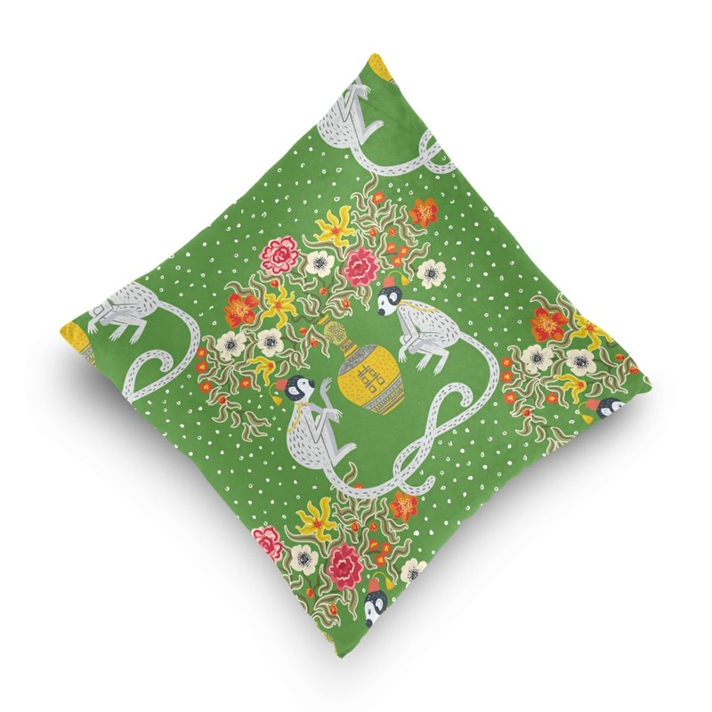 pnyoin Spring Pillow Covers 18x18 Inch, Square Throw Pillow Cover