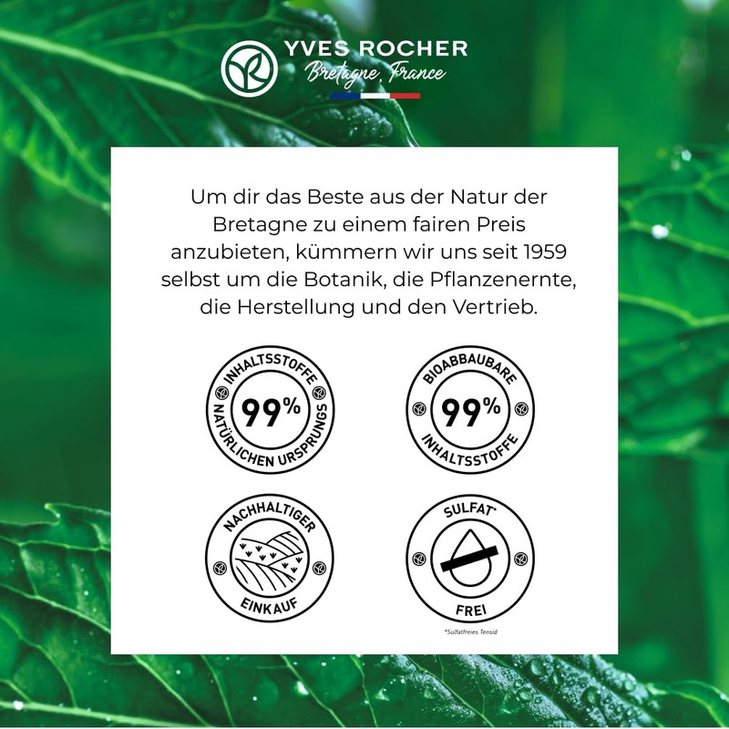 Yves Rocher PURE MENTHE Clarifying Exfoliating Face Care with Organic