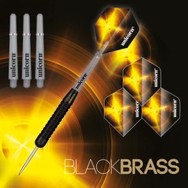 Unicorn Gary Anderson Darts, Black Brass , 25 g