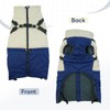 Hjumarayan Dog Coat with Harness, Zip Dog Jacket, Waterproof, Navy