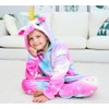 WPJSONECORN Kids Unicorn Onesie Animal Pajamas Cosplay Costume Sleepwear
