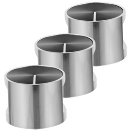 Hohopeti Replacement Gas Stove Knobs 3pcs Metal Knobs for Cooker Hob Easy to Install