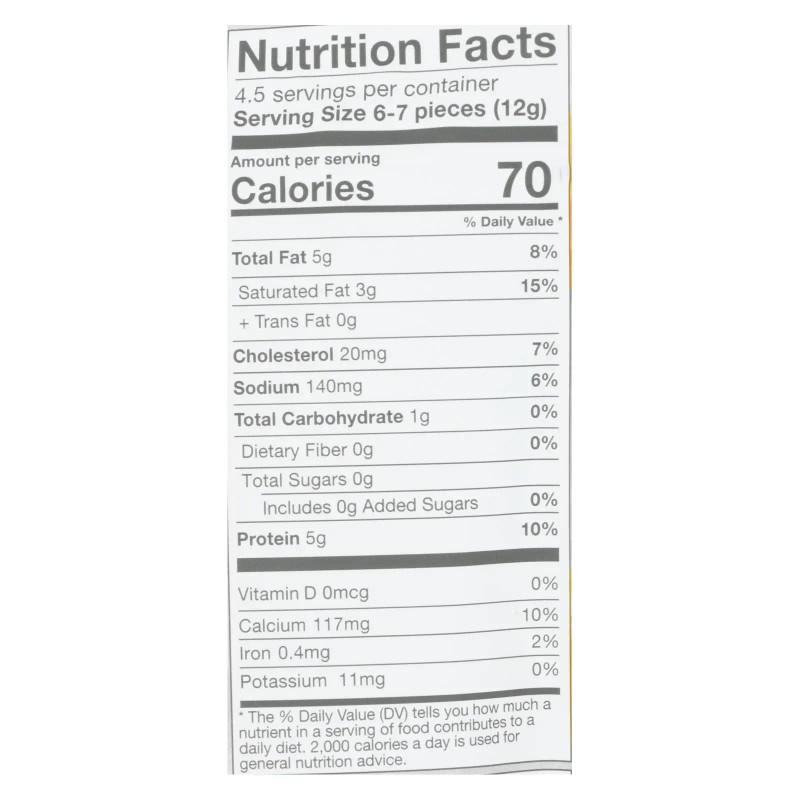 UD_Moon Cheese's Cheddar 2 Oz Dairy Snack Dehydrated Cheese Case