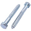 SKIR'CO Pack of 10 DIN 571 Galvanised Steel Hex Head