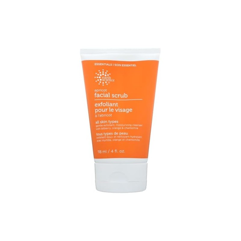 Exfoliante Facial de Albaricoque Suave 4 Oz Limpieza y Luminosidad