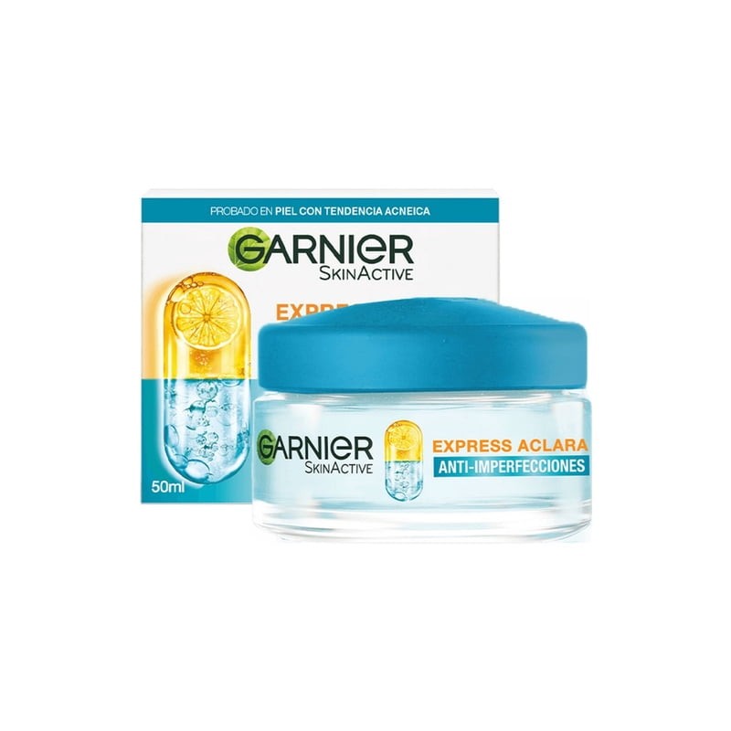Gel facial Garnier skin active matificante antiimperfecciones vitamina c, ácido