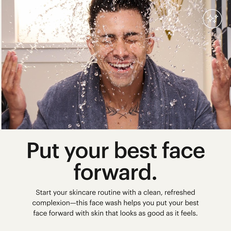 MANSCAPED® Skin Ultra™ Face Wash - Men's Exfoliating Facial Cleanser