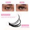570Pcs Cluster Lashes Individual Eyelashes, DIY Curly Eye Lashes Extensions,