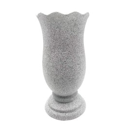 Headstone Vases Grave Vase Tombstone Vase Monument vases for Headstone Graveyard vases for Fresh and Artificial Flowers with Metal Spike and Floral Foam