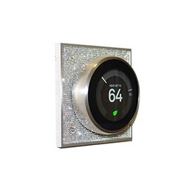 Classy Bling Rhinestone NEST Thermostat Wall Plate/Trim Kit/Back Plate (3rd Generation)