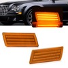 litzland LED Side Marker Lights Compatible With 2005-2014 Chrysler 300/300C