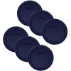 Pyrex Blue 2 Cup Round Storage Cover #7200-PC for Glass