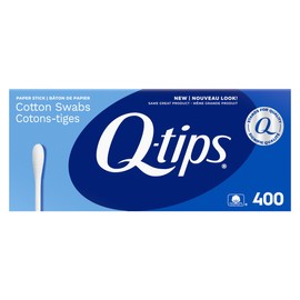 Q-tips Q-tips Cotton Swabs for your everyday needs Original cotton swab made with 100% cotton 400 Count