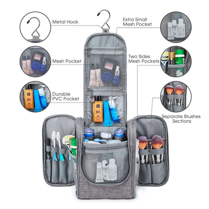 Travel Hanging Toiletry Wash Bag Makeup Cosmetic Organizer for Women