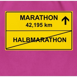 Shirtracer - Gym Bag Backpack - Hiking Running Jogging Accessories - Marathon, 1 Fuchsia