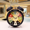 SWHONG Old Alarm Clock Fashioned Bedside Quartz Alarm Clock with