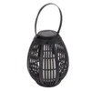 Solar Garden Lantern LED Outdoor Solar Lantern Waterproof Decorative Rattan