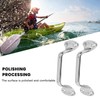 Marine Grab Handle 2Pcs, Stainless Steel Boat Handrail Marine Handle