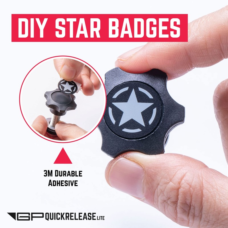 GP Star Thumb Screws, M8 Bolt Set for Easy Bronco