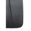 Matt Black Zippered Portfolio Binder - PU Leather Business Portfolio