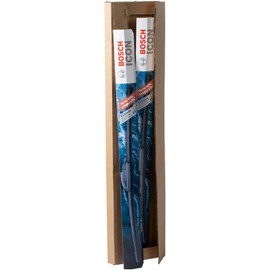 Bosch Escobillas Limpiaparabrisas Icon, Juego de 2 (26A y 17A), Lado Conductor y Pasajero, 26A17A Lado del conductor y del pasajero; rendimiento extremo para todo tipo de clima y vida útil hasta un 40% más larga