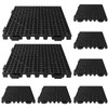 Tioncy 8 Pcs Rubber Mats Interlocking for Countertop Bar 12