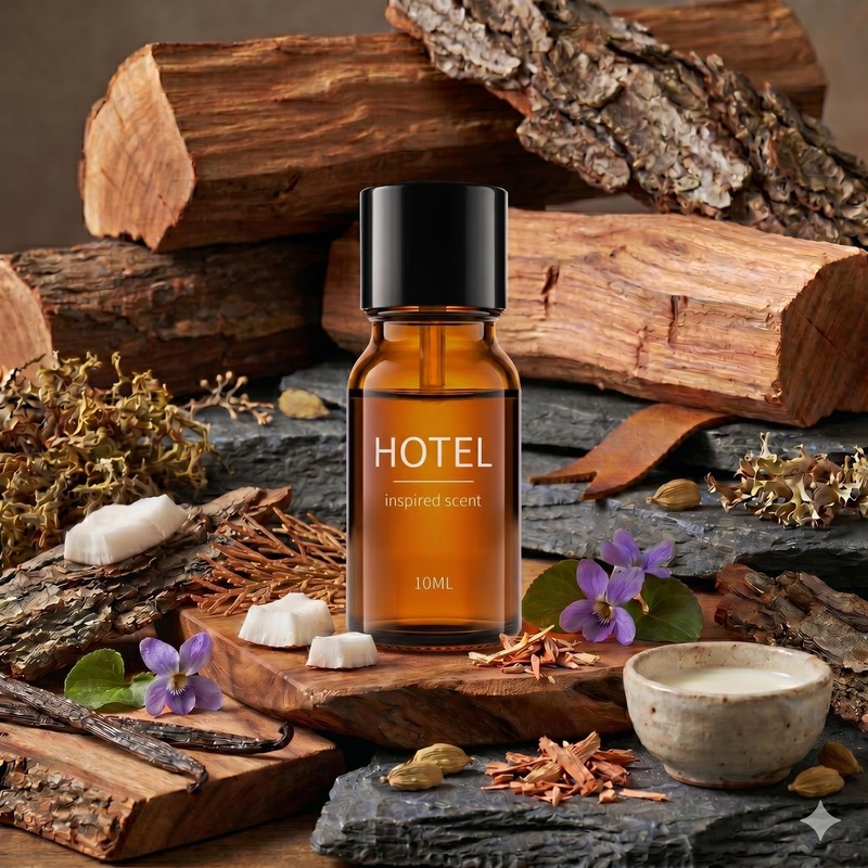 Santal Premium Fragrance Oil - 10 mL Concentrated Hotel Scent