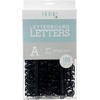 American Crafts 188 Piece 1 Inch Black Letter Pack Die