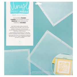 We R Vinyl Print Press Silkscreen Frames 4/Pkg60000730