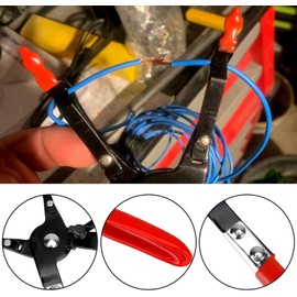 Soldering Plier, Meatal Soldering Clamp Wire Welding Clamp Pick‑Up Aid Plier Tool for Automobile Maintenance Repairing Vehicle
