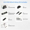 MaySpare 250A Winch Solenoid Relay Contactor 12V Winch Relay for