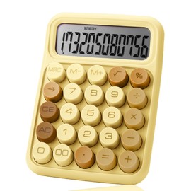 Mr. Pen- Mechanical Switch Calculator, 12 Digits, Large LCD Display, Beach Sand, Calculator Big Buttons, Mechanical Calculator, Calculators Desktop Calculator, Cute Calculator, Aesthetic Calculator