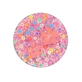 1pcs Non-Sticky Skin Picking Fidget Toys, Silicone Picking Sensory Pick Fidget Pad, Skin Picking Pocket Pads to Pick Dig and Peel Great for Dermatillomania ADHD, and OCD (Pink Flower)