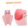Alipis Compact Desk Trash Can Cat Design Bin for Dorm