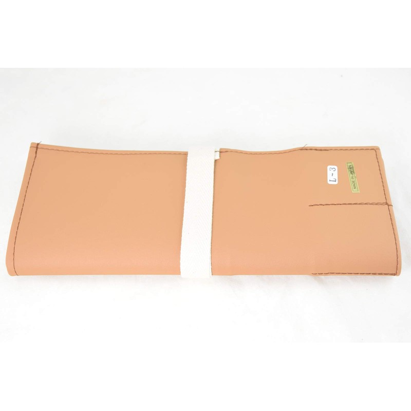 Japanese Bonsai Tool Synthetic Leather Roll-Up Case, Kit Set Storage