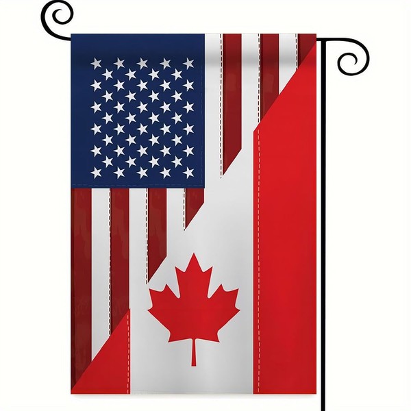 DMERBYL Jamaica Canada Friendship Garden Flag,12x18 in Heavy Duty Jamaican