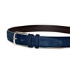 Keith KE21228-29 Men's Belt, Genuine Leather, Navy, Nubuck, Business &