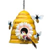Beehive Bird Houses Outside Iron Hanging Birdhouses Garden Bird Nest