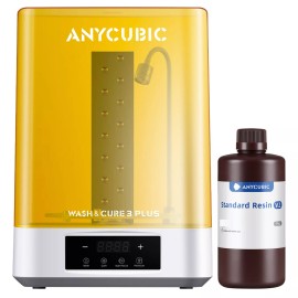 ANYCUBIC Wash & Cure 3 Plus Lighting-Cure for Resin 3D Printer Big-Size Modle