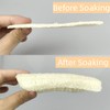 Esponjas naturales de lufa, esponjas de lufa naturales multiusos para