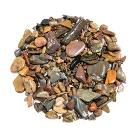 WDEFUN 10 LBS Aquarium Gravel River Rock Stones, Natural Decorative Polished Mixed Colorfl Gravel,Outdoor Decorative Stones for Plant Aquariums, Landscaping, Vase Fillers