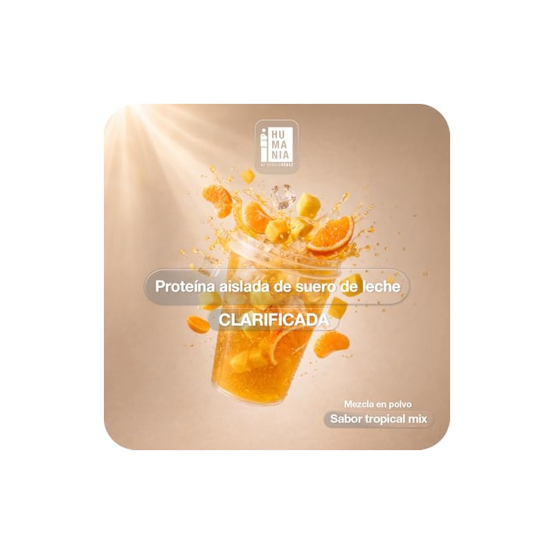 SP HUMANIA Proteína Clara Clear Whey Tropical Mix 250g 10