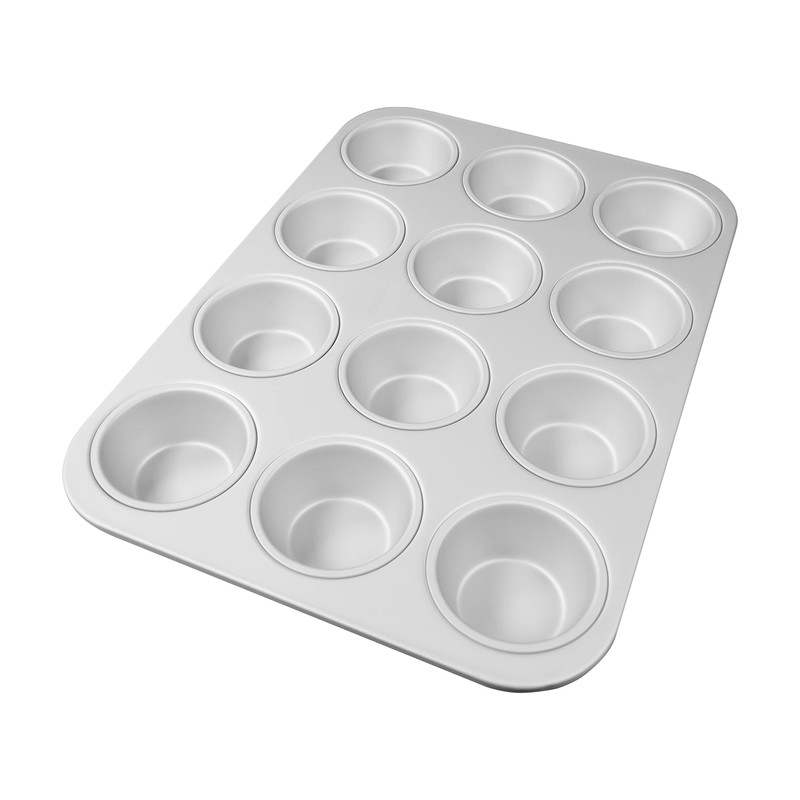 Fat Daddio's Anodized Aluminum Standard Muffin Pan, 11.2 x 15.8
