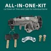 AUTOKAY 35100-SDA-A71 Ignition Switch Lock Cylinder Auto Trans with 2