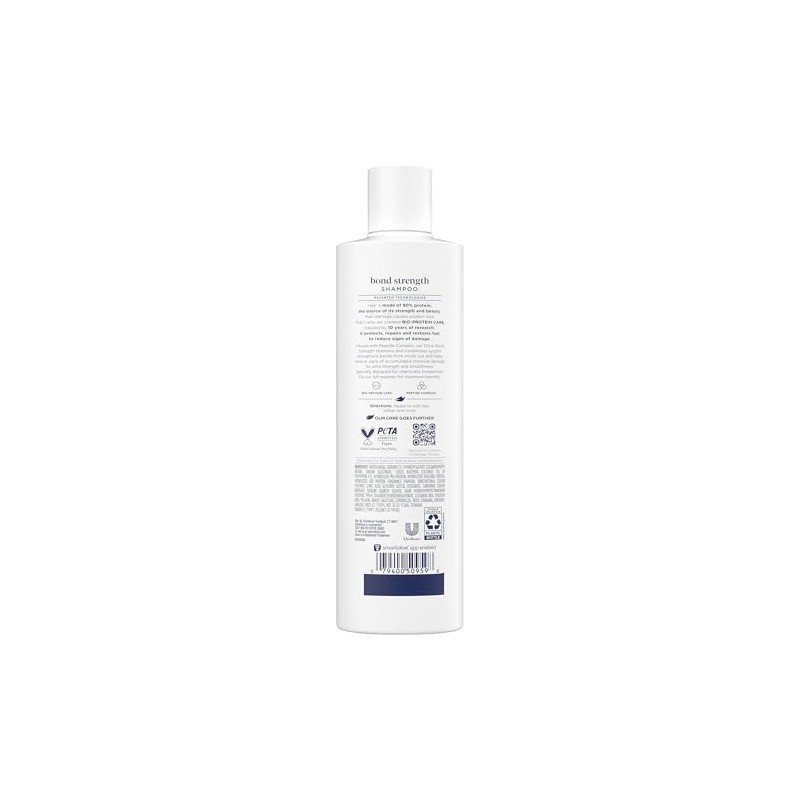 Dove- Champú Bond Strength para cabello dañado químicamente con tecnología