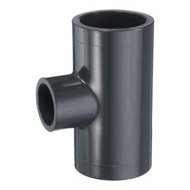 HARFINGTON Tee PVC Fitting 1-1/4 x 3/4" 3 Way Connector Furniture Build Grade Pipe Coupling Elbow Fittings for Sewer Plumbing Drain Pipe Water Supplies Build Garden