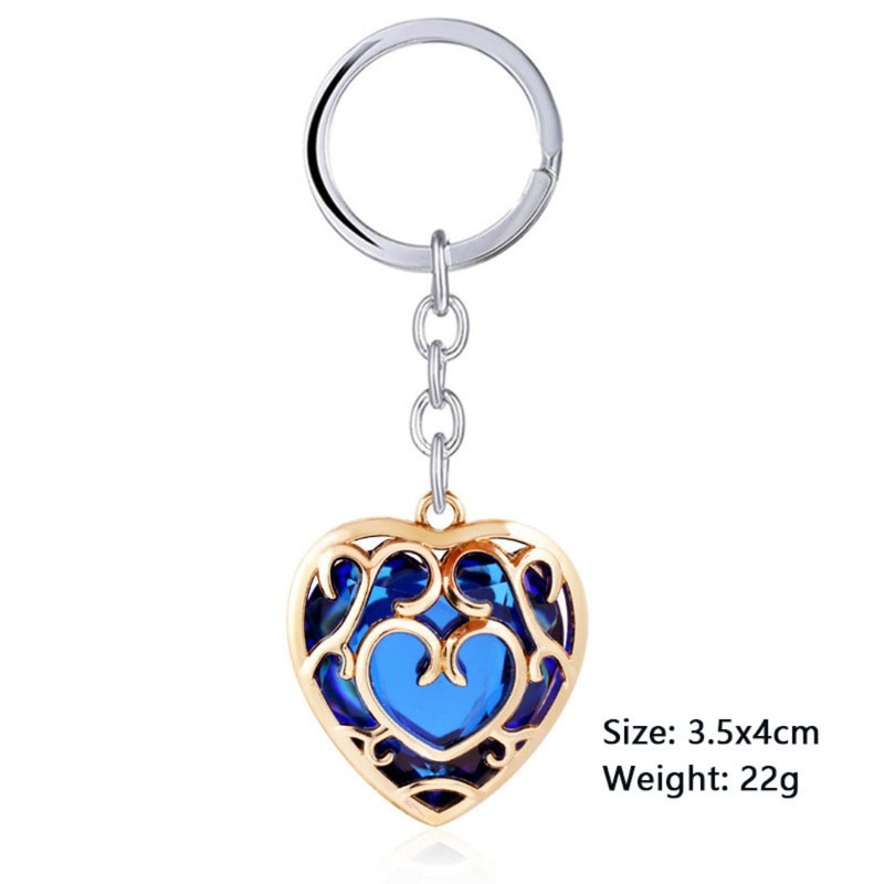 Profit.relaxed Zelda Key Chain Zelda Accessory Keychain 1 Piece, blue